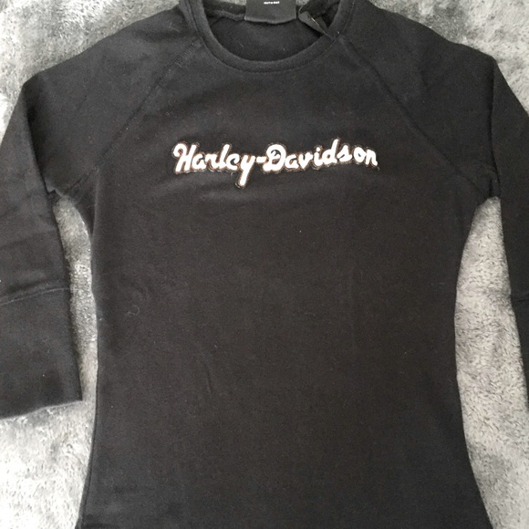Small Harley Davidson 3/4 sleeve shirt - Picture 5 of 10